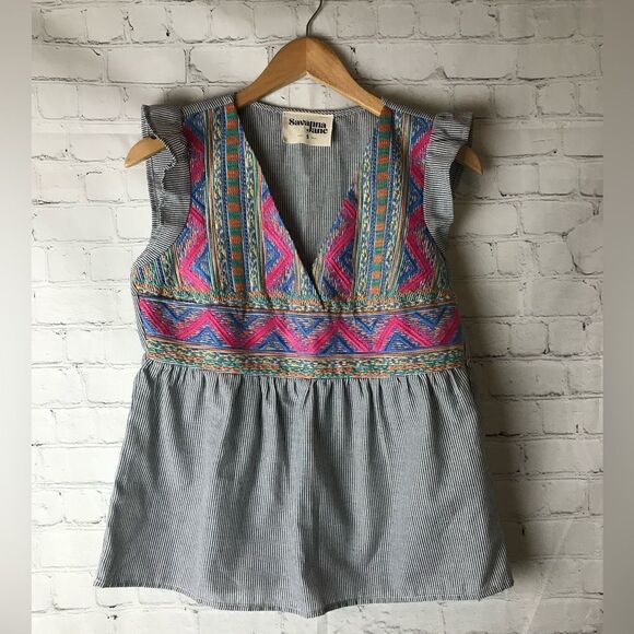 Savannah Jane Large Morgan Floral Top Small - Picture 1 of 6